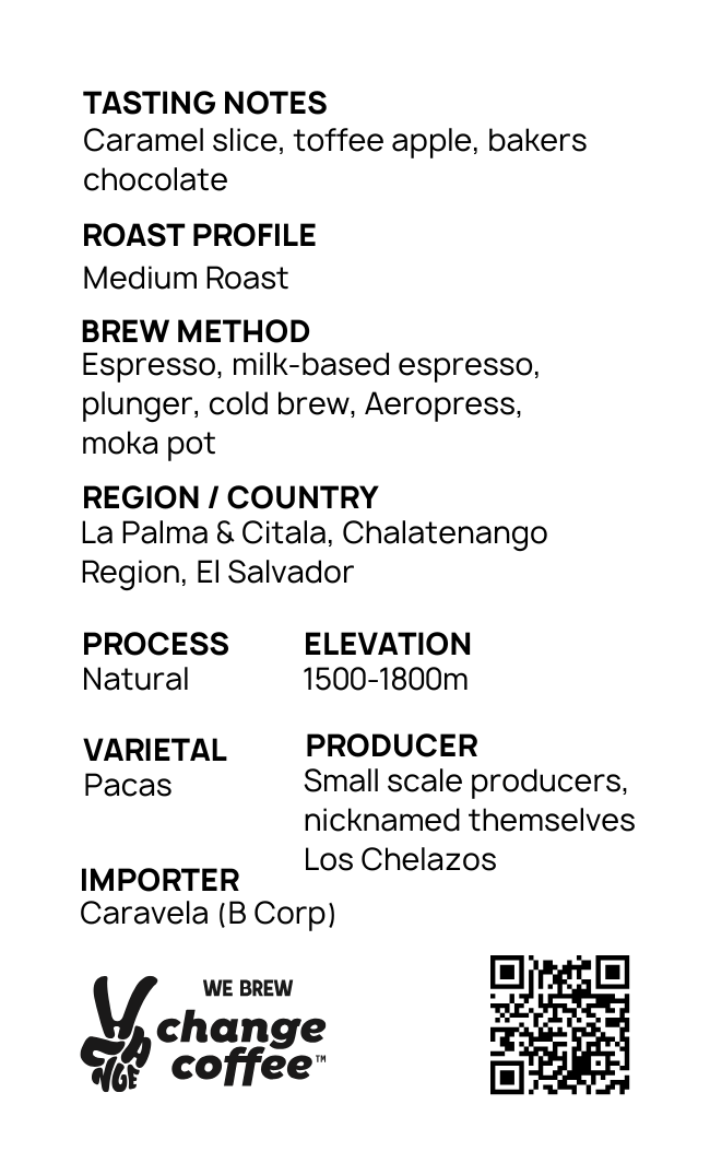 Los Chelazos, El Salvador Espresso